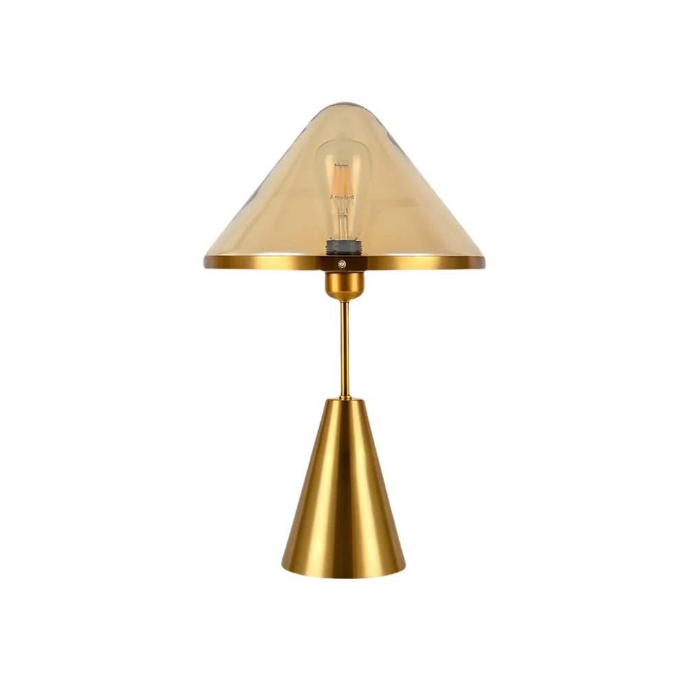 Moderne Jasje Gouden Paddenstoel Tafellamp