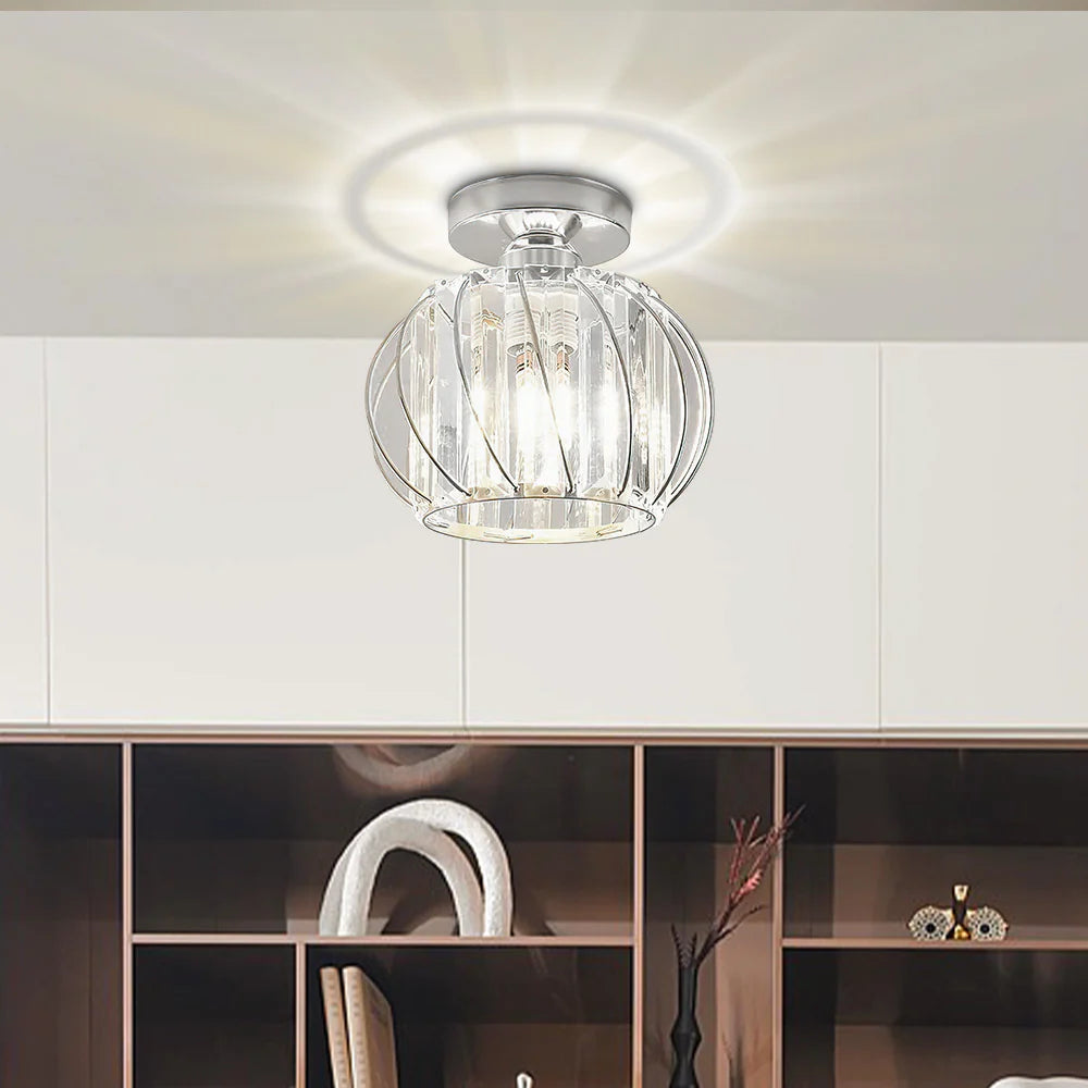 Nordic Luxe Glazen Hal Plafondverlichting