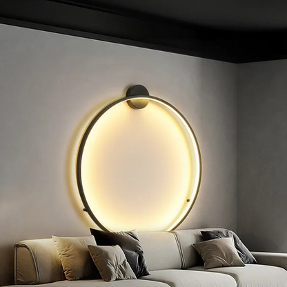LumiRing - Minimalistische Ronde LED Wandlamp