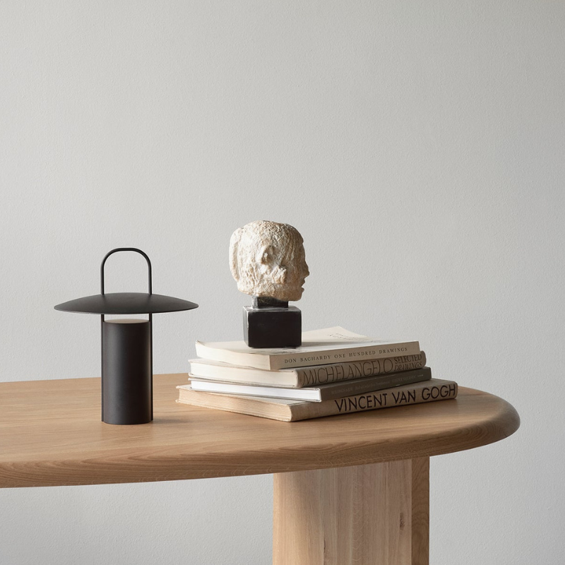 Moderne Cilindrisch Lichaam Draagbare Bureaulamp