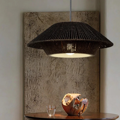 Japans-Geïnspireerde Wabi Sabi LED Touw Hanglamp