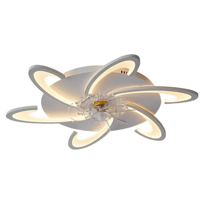 Minimalistische Plafondventilator met LED-verlichting
