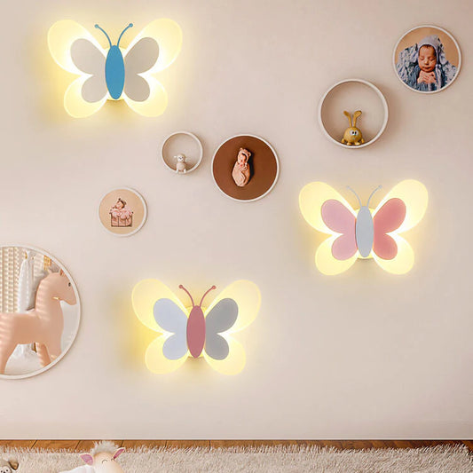 Creatieve Moderne Vlinder Acryl LED Wandlamp