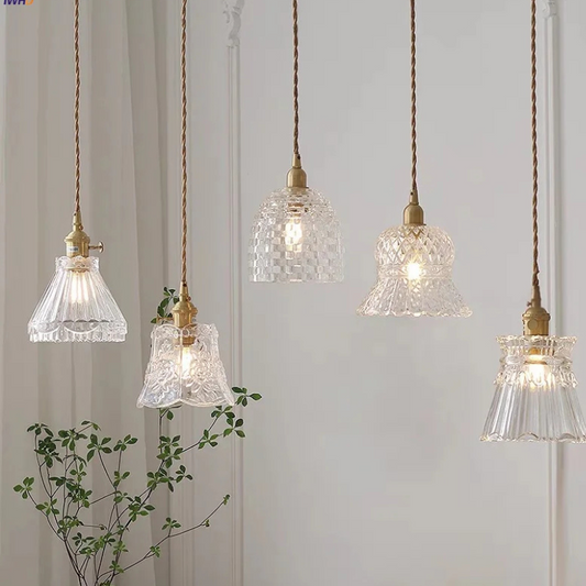 Scandinavisch Design Glazen Bloem Hanglamp