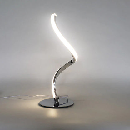 Minimalistische Gebogen LED Tafellamp met Touch Dimbaarheid