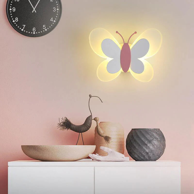 Creatieve Moderne Vlinder Acryl LED Wandlamp