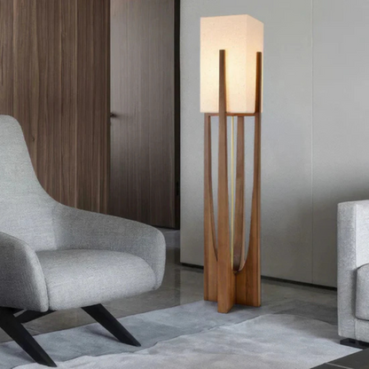 Japanse Stijl Houten Vloer- en Tafellamp