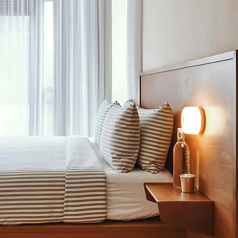 NordicGlow-Dimbare LED Wandlamp met Lichtsensor