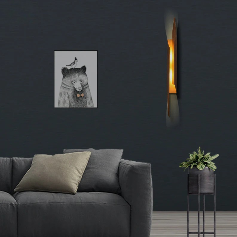 Moderne Inklapbare Wandlamp met LED-Strip
