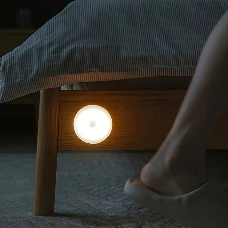 Slim Bewegingsgestuurd LED Nachtlampje – USB Oplaadbaar