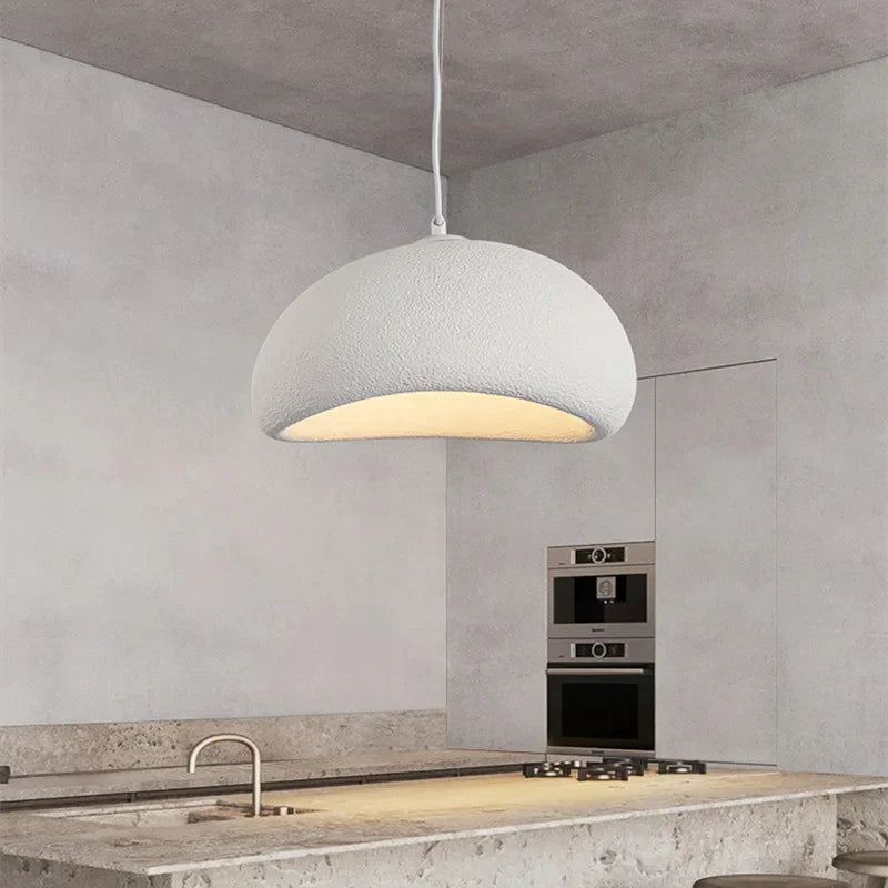 Scandinavische Wabi Sabi Glasvezel Hanglamp