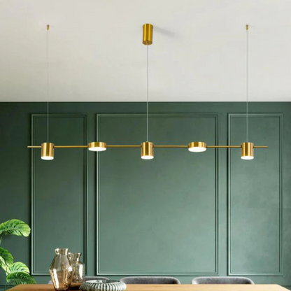Aurora Lineaire Hanglamp met Minimalistische Koppen