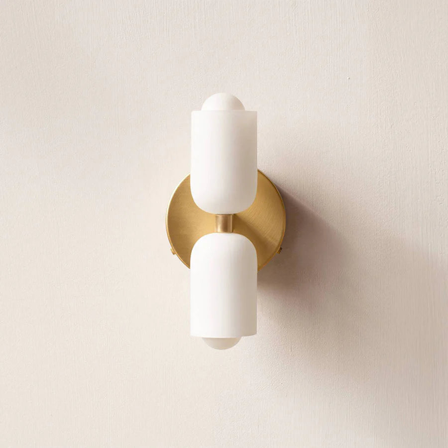 Acryl Wandlamp met Dubbel Licht – Warme Uitstraling in Stijlvol Design
