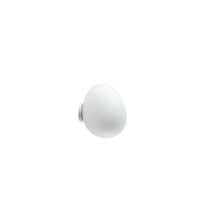 Abby Ovale Glazen Wandlamp met Zachte Gloed