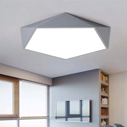 Luxe Pentagon Macaron Plafondlamp met Modern Design