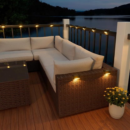 Solar DeckLicht – 16-delige LED Set voor Tuin & Trapverlichting