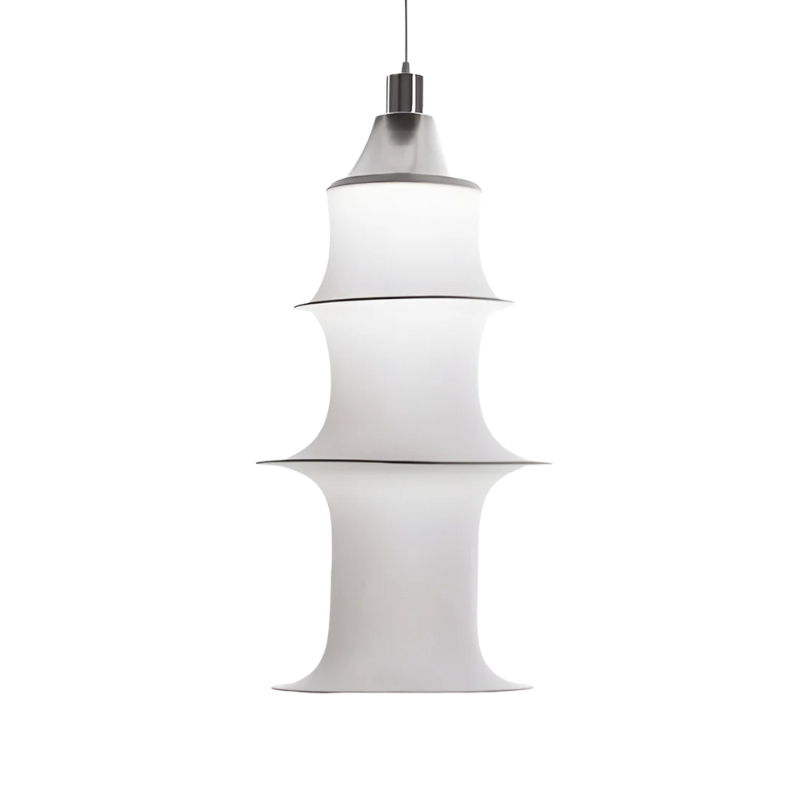 Minimalistische Japandi Falklandi Stoffen Hanglamp