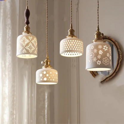 Moderne BloomCeramic LED Hanglamp