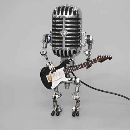 Stijlvolle Omvix Robot Tafellamp met Gitaar