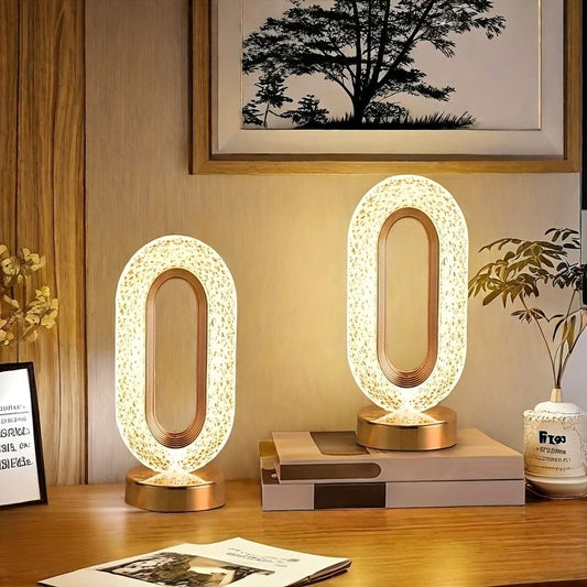 Elegante Kristallen Verstelbare Tafellampen Set