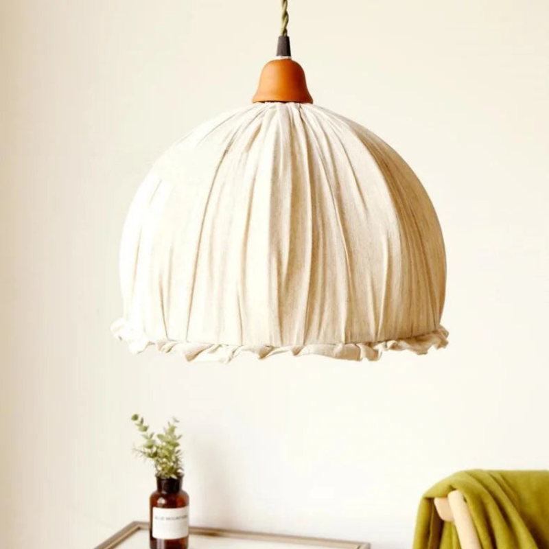 Vintage Boho Koepelvorm Hanglamp in Japanse Stijl
