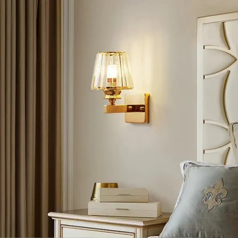 Moderne Scandinavische Luxe Gouden Wandlamp