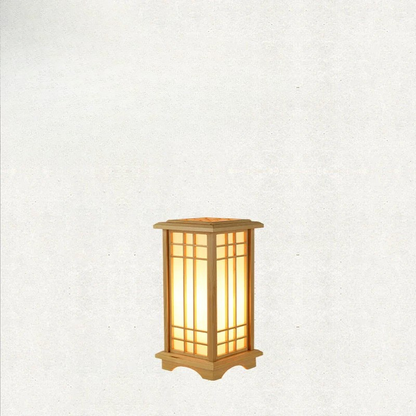Elegantie & Rust Japanse Houten Vloerlamp