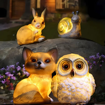 WildGlow Speelse Dieren Solar Tuinlamp