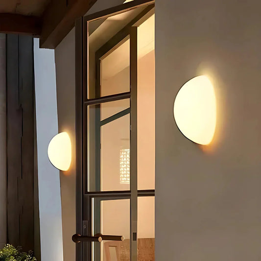Minimalistisch Halfcirkelvormig LED Wandlamp