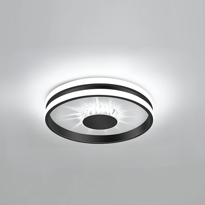 Gouden Kristallen LED Plafondlamp voor Hal – Elegante Sfeer in Slaapkamer en Gang