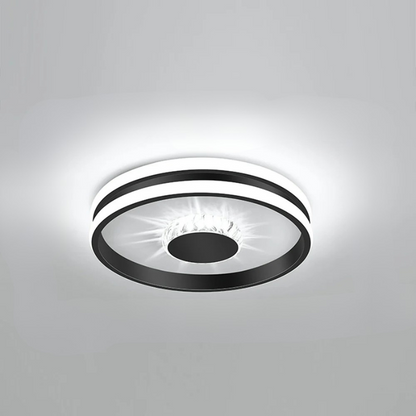 Gouden Kristallen LED Plafondlamp voor Hal – Elegante Sfeer in Slaapkamer en Gang