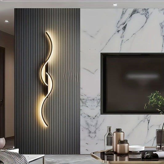 Elegante Geometrische LED Wandlamp met Verstelbare Kleuren