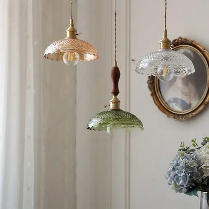 Klassiek Glazen Bloem Hanglamp