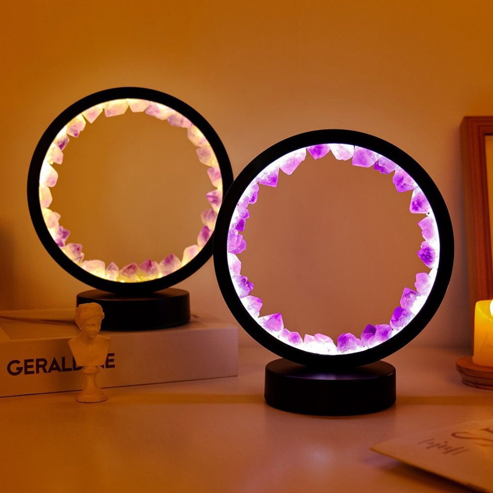 Moderne Spirituele Licht Amethist Kristallamp