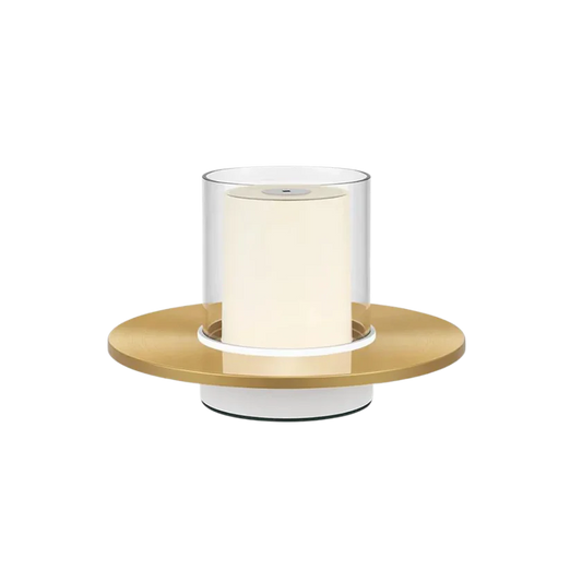 Moderne Draagbare Tafellamp met Kaarslichtsfeer