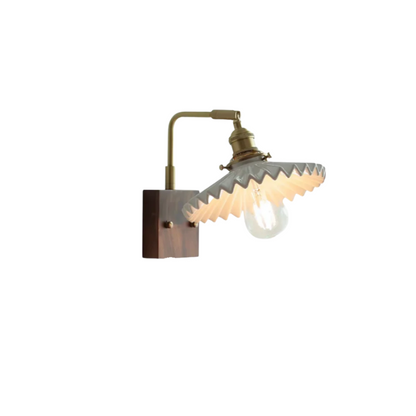 Nordic Scandinavische LED Wandlamp met Houten Accenten