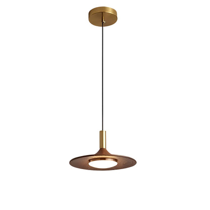 Scandinavische Stijl Walnoot Houten Hanglamp