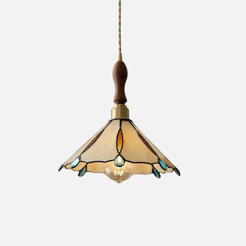 Verstelbare Glazen LED  Hanglamp in Retro Stijl