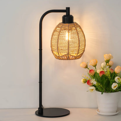 Moderne Handgeweven LED Tafellamp met USB-voeding