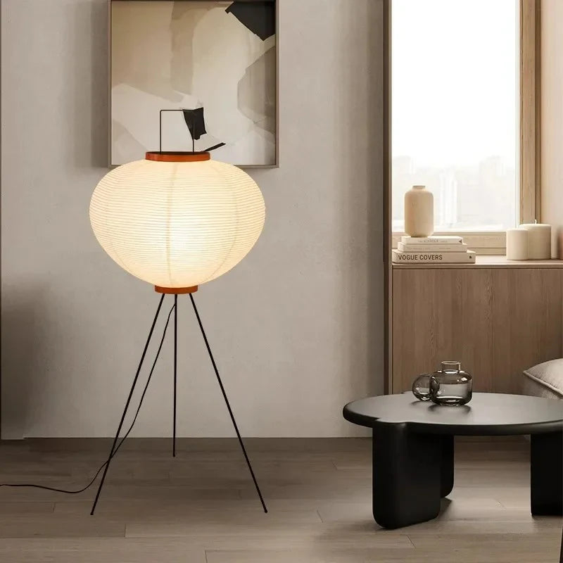 Washi Staande Lamp | Japanse Design met Zachte LED Gloed