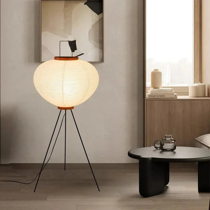 Washi Staande Lamp | Japanse Design met Zachte LED Gloed