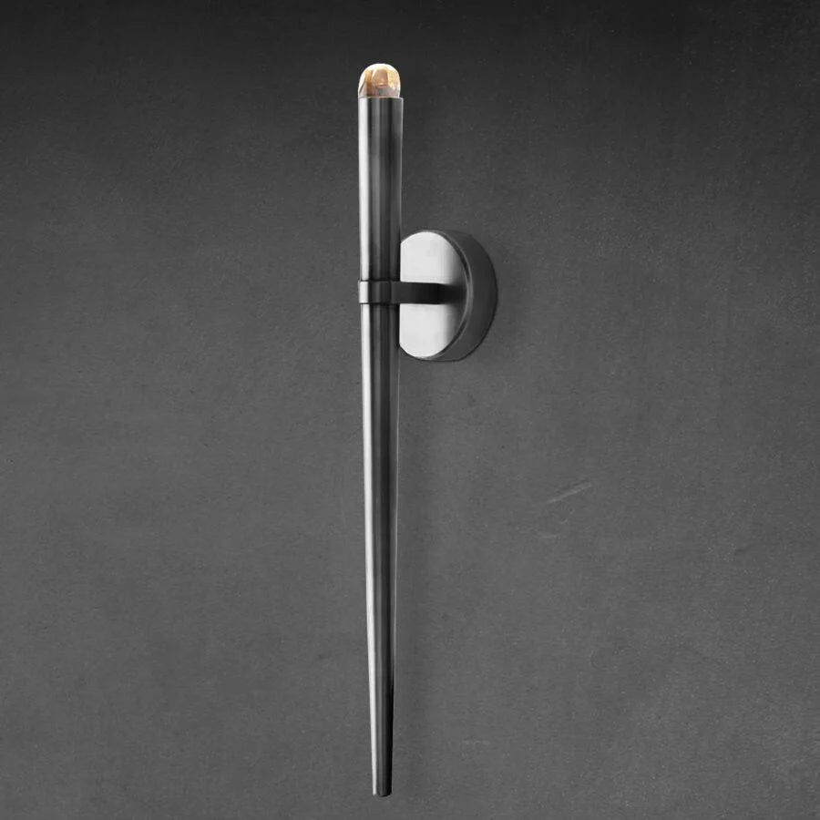 Moderne Minimalistische Wandlamp met Dunne Fakkel