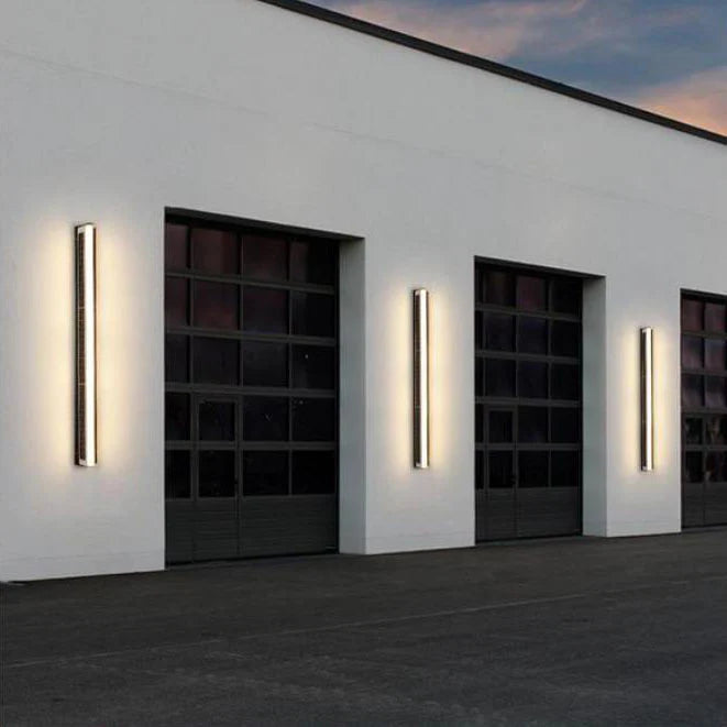 Moderne Lange Acryl Solar LED Wandlamp