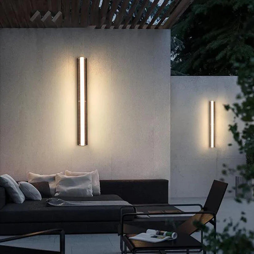 Moderne Lange Acryl Solar LED Wandlamp