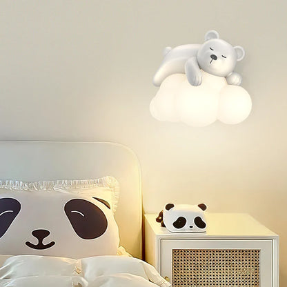 Nordic Chattige Beer & Konijn Desig LED Wandlamp
