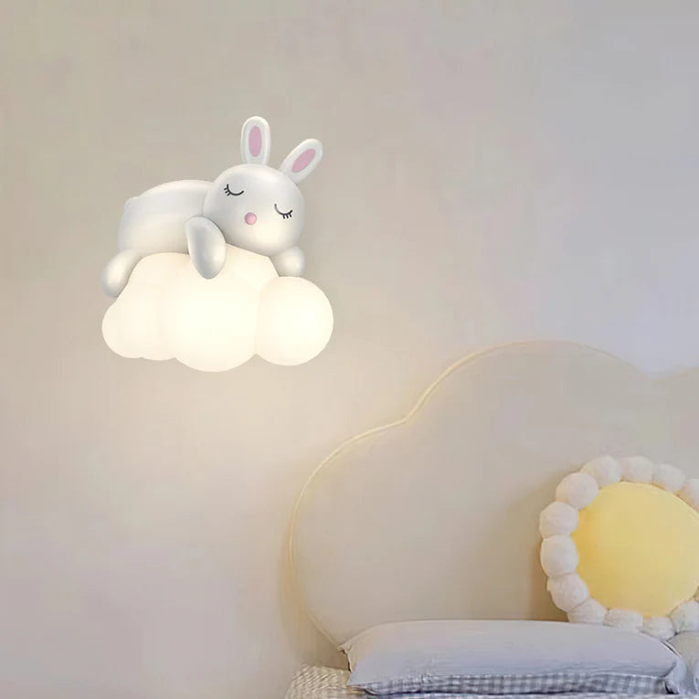 Nordic Chattige Beer & Konijn Desig LED Wandlamp