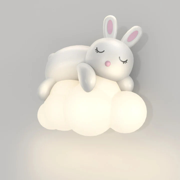 Nordic Chattige Beer & Konijn Desig LED Wandlamp