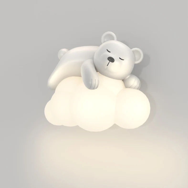 Nordic Chattige Beer & Konijn Desig LED Wandlamp