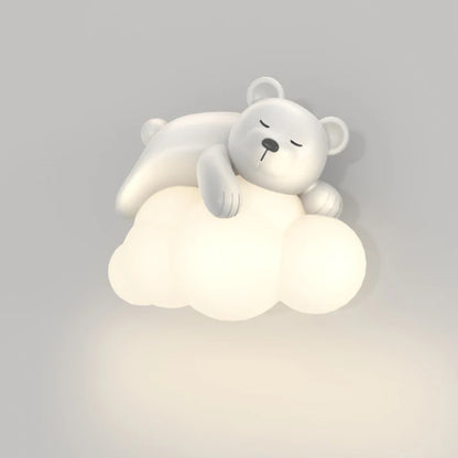 Nordic Chattige Beer & Konijn Desig LED Wandlamp
