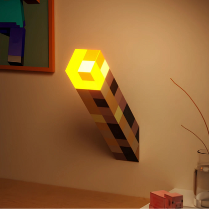 PixelFlame Retro Game Tafelfakkel Lamp